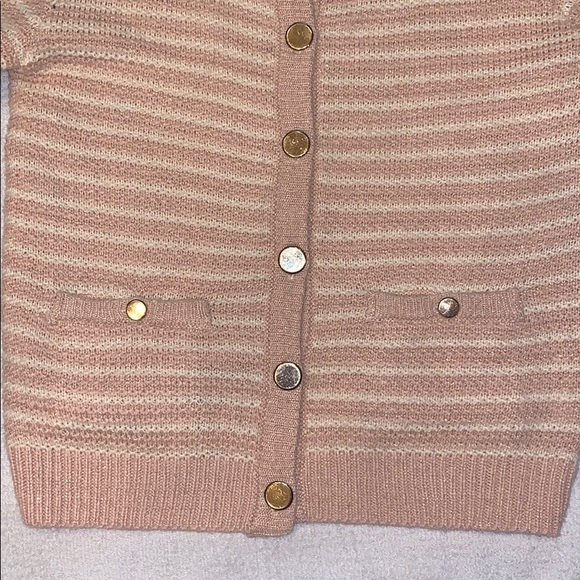 NWOT FOREVER 21 3/4 Polyester Sweater Blush Gold - Picture 6 of 9